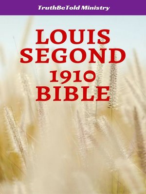 cover image of Louis Segond 1910 Bible